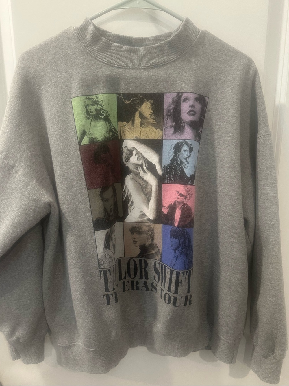 Taylor Swift The Eras Tour oversized crewneck sweatshirt (with TTPD)